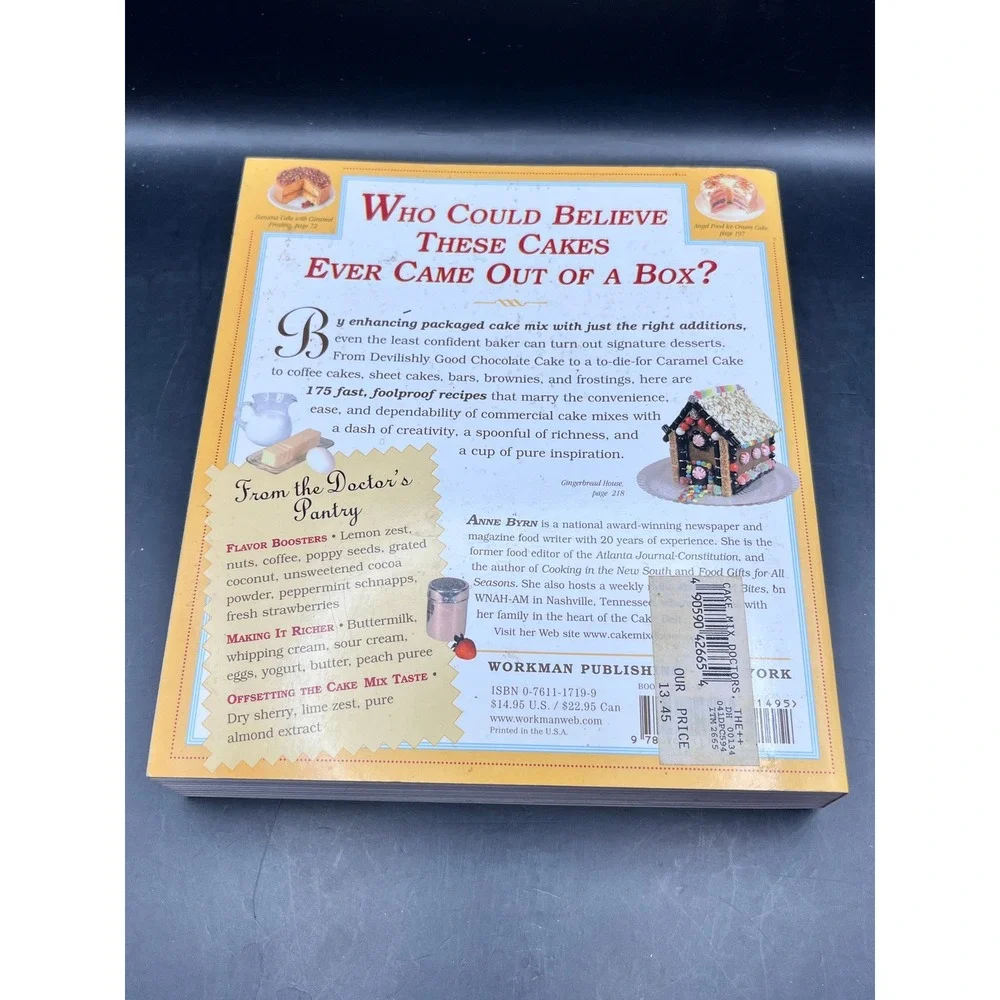 Cake Mix Doctor Cookbook by Anne Byrn From Cake‎ Mix to Cake Magnificent Recipes